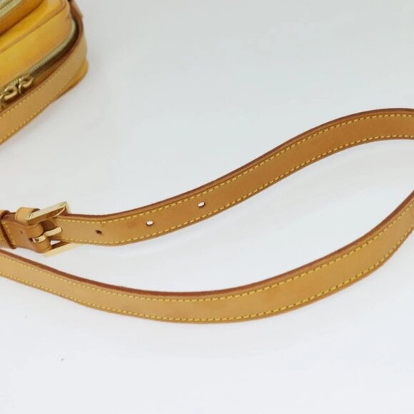 LOUIS VUITTON Monogram Vernis Wooster Bag Lime Yellow M91075 LV Auth BA3504 - Picture 8 of 16